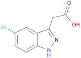 1H-Indazole-3-acetic acid, 5-chloro-