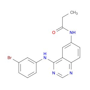 4-[(3-BROMOPHENYL)AMINO]-6-PROPIONYLAMIDOQUINAZOLINE