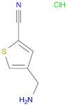 4-(AMINOMETHYL)THIOPHENE-2-CARBONITRILE HYDROCHLORIDE