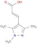 (2E)-3-(1,3,5-TRIMETHYL-1H-PYRAZOL-4-YL)ACRYLIC ACID