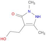 4-(2-HYDROXYETHYL)-2,5-DIMETHYL-1,2-DIHYDRO-3H-PYRAZOL-3-ONE