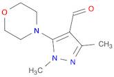 1,3-DIMETHYL-5-MORPHOLINO-1H-PYRAZOLE-4-CARBALDEHYDE