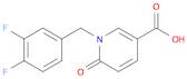 1-(3,4-DIFLUORO-BENZYL)-6-OXO-1,6-DIHYDRO-PYRIDINE-3-CARBOXYLIC ACID