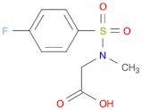 2-(4-Fluoro-N-methylphenylsulfonamido)acetic acid