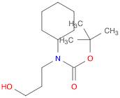 tert-Butyl cyclohexyl(3-hydroxypropyl)carbamate