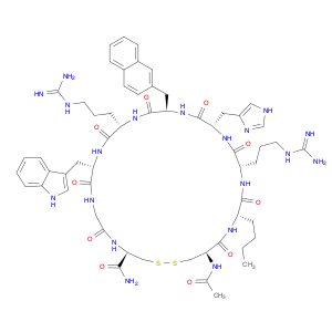 L-Cysteinamide, N-acetyl-L-cysteinyl-L-norleucyl-L-arginyl-L-histidyl-3-(2-naphthalenyl)-D-alanyl-…