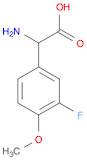 AMINO-(3-FLUORO-4-METHOXY-PHENYL)-ACETIC ACID