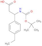 3-TERT-BUTOXYCARBONYLAMINO-3-(4-ETHYL-PHENYL)-PROPIONIC ACID