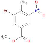 3-BROMO-4-METHYL-5-NITROBENZOIC ACID METHYL ESTER