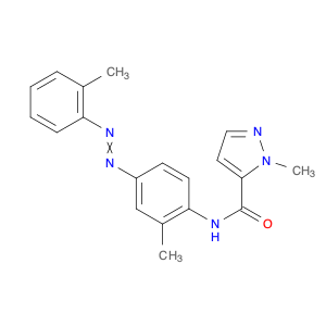 1-Methyl-N-[2-methyl-4-[2-(2-methylphenyl)diazenyl]phenyl-1H-pyrazole-5-carboxamide