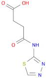 4-oxo-4-(1,3,4-thiadiazol-2-ylamino)butanoic acid