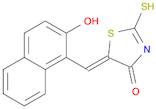 (5E)-5-[(2-hydroxy-1-naphthyl)methylene]-2-mercapto-1,3-thiazol-4(5H)-one