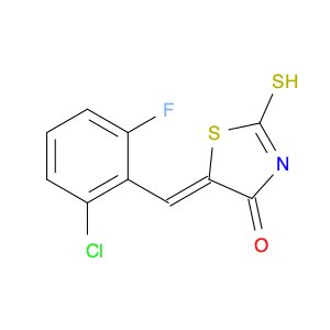 (5E)-5-(2-Chloro-6-fluorobenzylidene)-2-mercapto-1,3-thiazol-4(5H)-one