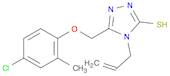 4-Allyl-5-((4-chloro-2-methylphenoxy)methyl)-4H-1,2,4-triazole-3-thiol