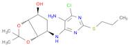 (3aR,4S,6R,6aS)-6-[[5-Amino-6-chloro-2-(propylthio)-4-pyrimidinyl]amino]tetrahydro-2,2-dimethyl-4H…