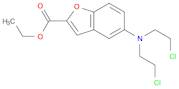 5-[Bis(2-chloroethyl)amino]-2-benzofurancarboxylic acid ethyl ester