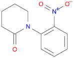 2-Piperidinone, 1-(2-nitrophenyl)-