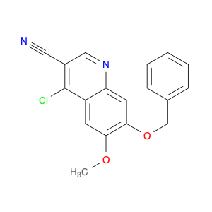 7-(benzyloxy)-4-chloro-6-Methoxyquinoline-3-carbonitrile