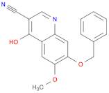 3-Quinolinecarbonitrile, 4-hydroxy-6-Methoxy-7-(phenylMethoxy)-