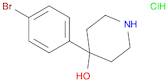 4-Piperidinol, 4-(4-broMophenyl)-, hydrochloride (1