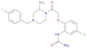 Urea, N-[5-chloro-2-[2-[(2R)-4-[(4-fluorophenyl)Methyl]-2-Methyl-1-piperazinyl]-2-oxoethoxy]phenyl…