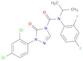 1-(2,4-Dichlorophenyl)-N-(2,4-difluorophenyl)-N-isopropyl-5-oxo-1H-1,2,4-triazole-4(5H)-carboxamide