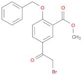 5-BROMOACETYL-2-BENSYLOXYBENZOIC ACID METHYL ESTER