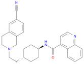 N-[trans-4-[2-(6-Cyano-3,4-dihydro-2(1H)-isoquinolinyl)ethyl]cyclohexyl]-4-quinolinecarboxamide