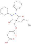 4-BUTYL-4-[HYDROXYMETHYL]-1,2-DIPHENYL-3,5-PYRAZOLIDINEDIONE HYDROGEN SUCCINATE [ESTER]