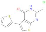 2-(Chloromethyl)-5-(thiophen-2-yl)thieno[2,3-d]pyrimidin-4(3H)-one