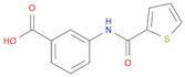 3-[(THIEN-2-YLCARBONYL)AMINO]BENZOIC ACID