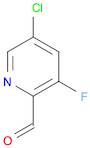 5-chloro-3-fluoropicolinaldehyde