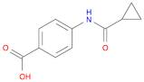 4-(cyclopropanecarbonylamino)benzoic acid