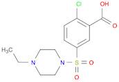 2-Chloro-5-((4-ethylpiperazin-1-yl)sulfonyl)benzoic acid