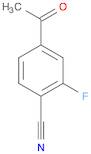 Benzonitrile, 4-acetyl-2-fluoro- (9CI)