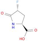 L-Proline, 4-fluoro-5-oxo-, (4R)- (9CI)