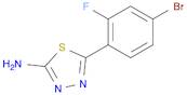 5-(4-bromo-2-fluorophenyl)-1,3,4-thiadiazol-2-amine