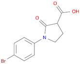 1-(4-Bromophenyl)-2-oxopyrrolidine-3-carboxylic acid