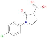 1-(4-Chlorophenyl)-2-oxopyrrolidine-3-carboxylic acid