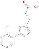 3-[5-(2-FLUOROPHENYL)-2-FURYL]PROPANOIC ACID