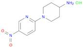 5'-Nitro-3,4,5,6-tetrahydro-2H-[1,2']bipyridinyl-4-ylaMine hydrochloride, 98+% C10H15ClN4O2, MW