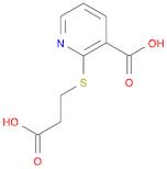 2-((2-Carboxyethyl)thio)nicotinic acid