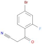 3-(4-Bromo-2-fluorophenyl)-3-oxopropanenitrile