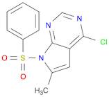 7-Benzenesulfonyl-4-chloro-6-methyl-7H-pyrrolo[2,3-d]pyri midine