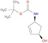 Carbamic acid, [(1S,4R)-4-hydroxy-2-cyclopenten-1-yl]-, 1,1-dimethylethyl