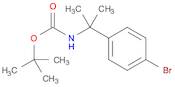 [1-(4-Bromo-phenyl)-1-methyl-ethyl]-carbamic acid tert-butyl ester