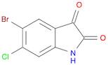 5-Bromo-6-chloro-1H-indole-2,3-dione