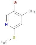 5-Bromo-4-methyl-2-(methylthio)pyridine