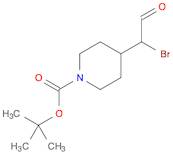 TERT-BUTYL 4-(1-BROMO-2-OXOETHYL)PIPERIDINE-1-CARBOXYLATE