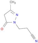 3-(3-Methyl-5-oxo-4,5-dihydro-1H-pyrazol-1-yl)propanenitrile